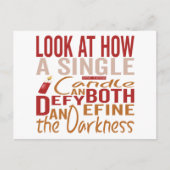 Hanukkah Quotes Aankondigingskaart (Voorkant)