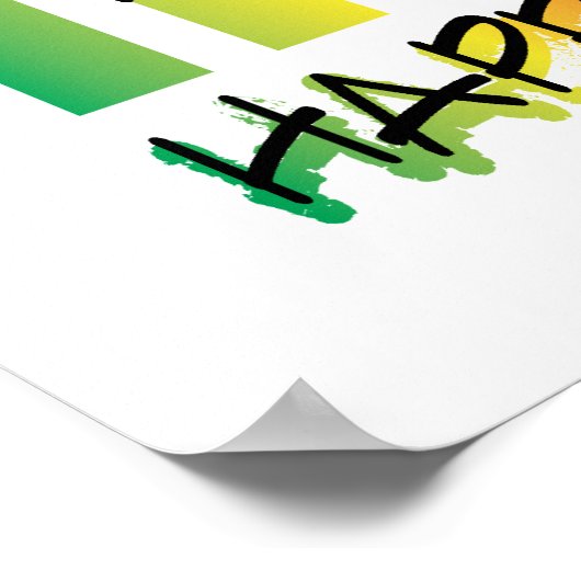 Hanukkah Rainbow Menorah Poster (Hoek)