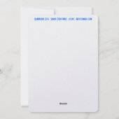 Hanukkah regenboog menorah feestdagenkaart (Achterkant)