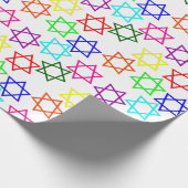 hanukkah regenboogster van david cadeaupapier (Hoek)