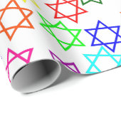 hanukkah regenboogster van david cadeaupapier (Rol Hoek)