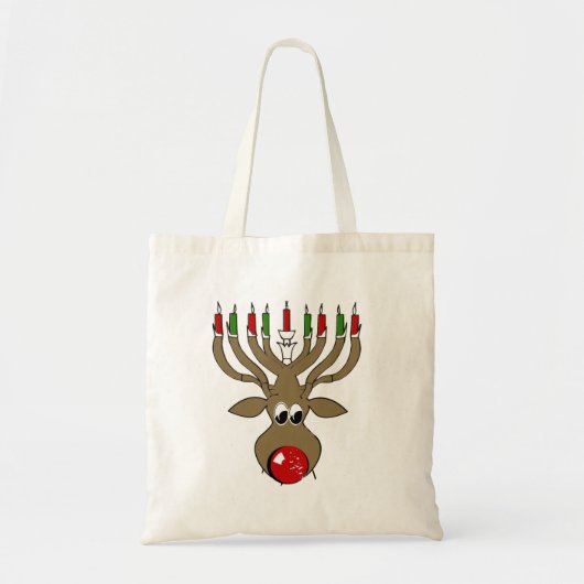 Hanukkah Reindeer -.png Tote Bag (Voorkant)
