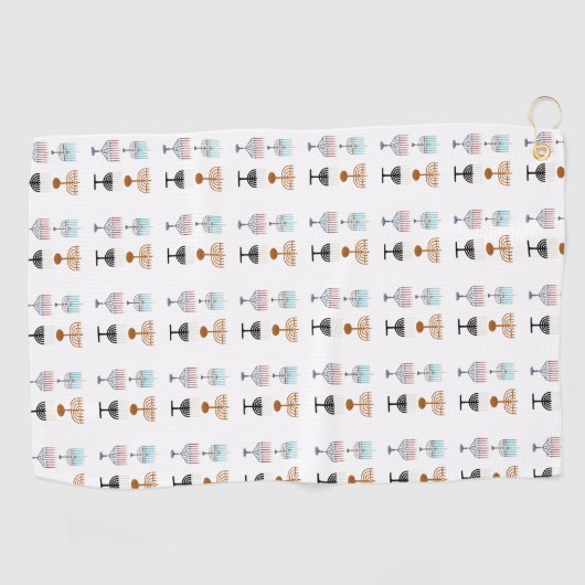 Hanukkah Religie Judaïsme Jew Golfhanddoek (Horizontaal)
