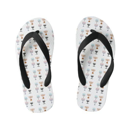 Hanukkah Religie Judaïsme Jew Kinder Teenslippers (Voetbed)