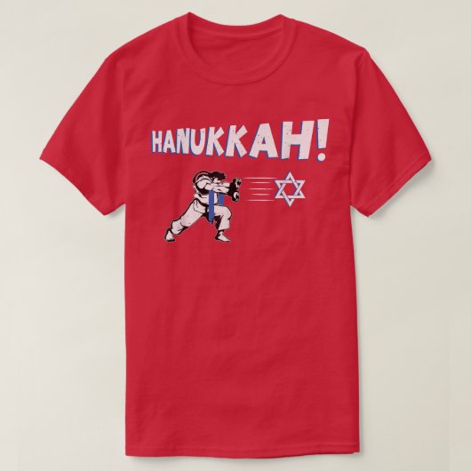 Hanukkah Retro Gaming Funny Jewish Gamer N T-shirt (Design voorkant)