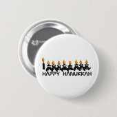 Hanukkah Ronde Button 5,7 Cm (Voorkant /achterkant)
