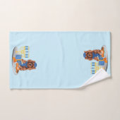 Hanukkah Ruby Cavalier King Charles Spaniel Bad Handdoek (Handdoek)