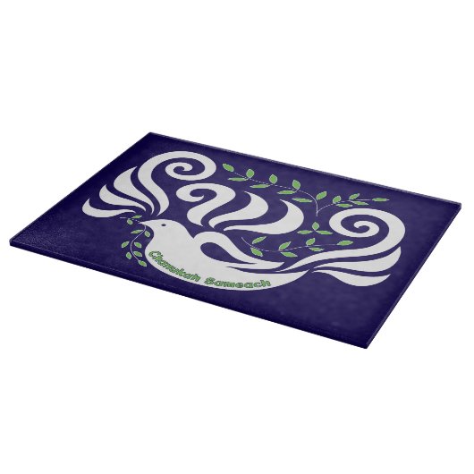 Hanukkah Sameach Snijplank (Hoek)