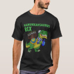 Hanukkah Saurus Rex Funny T Rex Dinosaur Hanukkah T-shirt<br><div class="desc">challah bij ya boy, lelijke hanukkah, joodse hanukkah, chanukah, chanukiah, menorah, dreidel, challabrood, latkes, joodse kerstmannen, joodse jongens, joodse mannen, joodse vrouwen, joodse dolf, lelijke trui, lelijk sweatshirt, matzo ball, dek de halls matzo naughah, hanukkah, hanhanukkah, hanukkah ty , lelijke kerst , hanukkah naughty nice jewish , merry christmukkah ,...</div>