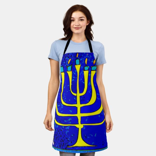 Hanukkah Schort (Gedragen)