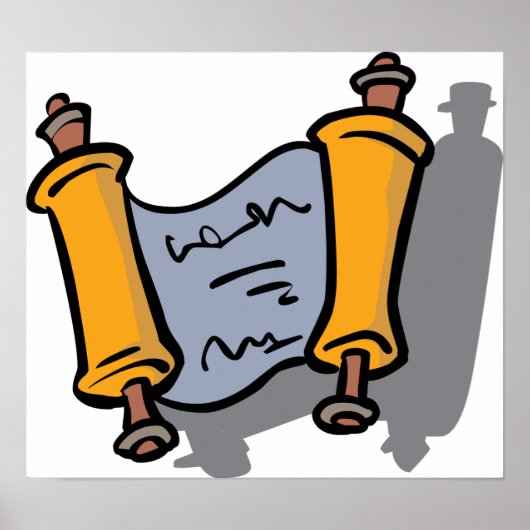 Hanukkah Scroll Poster (Voorkant)
