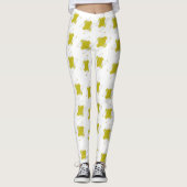 Hanukkah seagull with dreidel and gelt leggings (Voorkant)