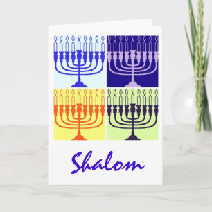 Hanukkah Shalom Feestdagen Kaart
