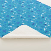 Hanukkah Sherpa Blanket Deken (3/4)