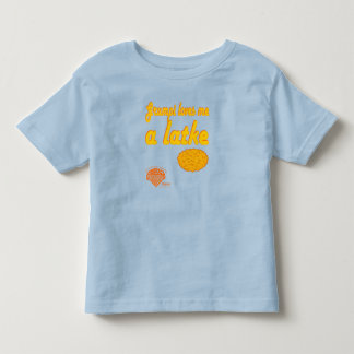 Hanukkah-shirt voor peuters - "Grumpi houdt van mi Kinder Shirts