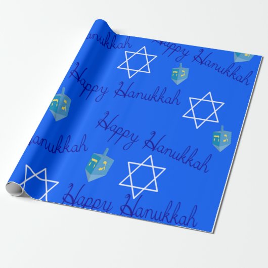 Hanukkah Shopping Cadeaupapier (Uitgerold)