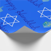 Hanukkah Shopping Cadeaupapier (Hoek)