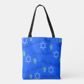 Hanukkah Shopping Tote Bag (Achterkant)