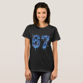Hanukkah Six Seven 67 Meme Funny Dreidel Menorah S T-shirt (Voorkant volledig)