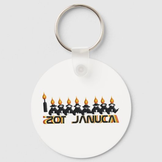 Hanukkah Sleutelhanger (Voorkant)