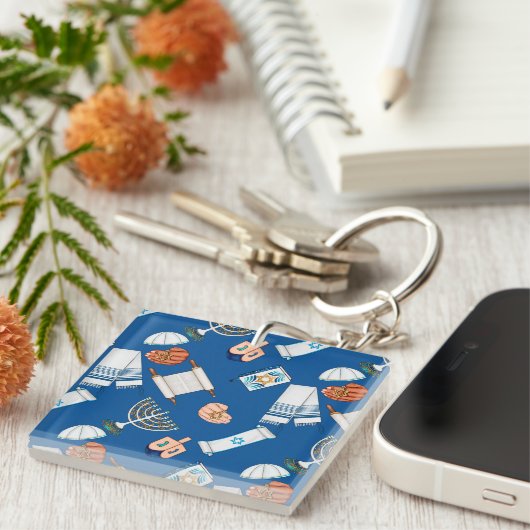 Hanukkah Sleutelhanger Leuk (Voorkant Rechts)