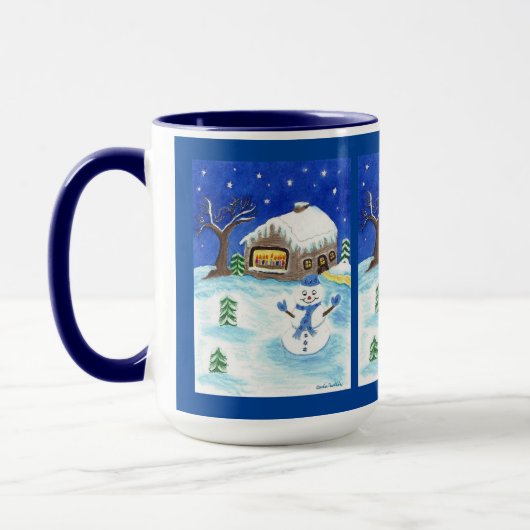 Hanukkah Snowman Mug Mok (Links)