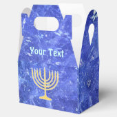 Hanukkah Snowstorm Menorah Bedankdoosjes (Geopend)