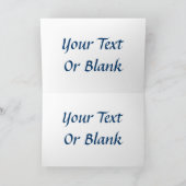 Hanukkah Snowstorm Menorah Feestdagen Kaart (Binnen)