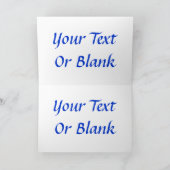 Hanukkah Snowstorm Menorah Feestdagen Kaart (Binnen)