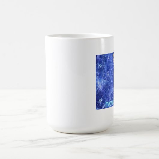 Hanukkah Snowstorm Menorah Koffiemok (Center)