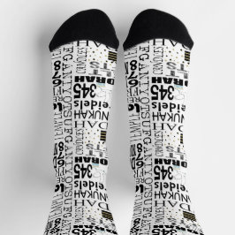 Hanukkah Socks "Hanukkah Says" Sokken