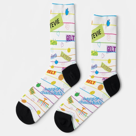 Hanukkah Socks "Party Time" Sokken (Links)