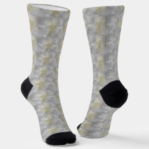 Hanukkah Sokken "Elegante Menora"