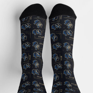 Hanukkah Sokken "Marine Dreidels"