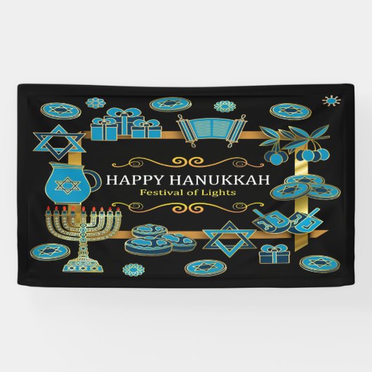 Hanukkah Spandoek (Horizontaal)