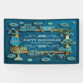 Hanukkah Spandoek (Horizontaal)