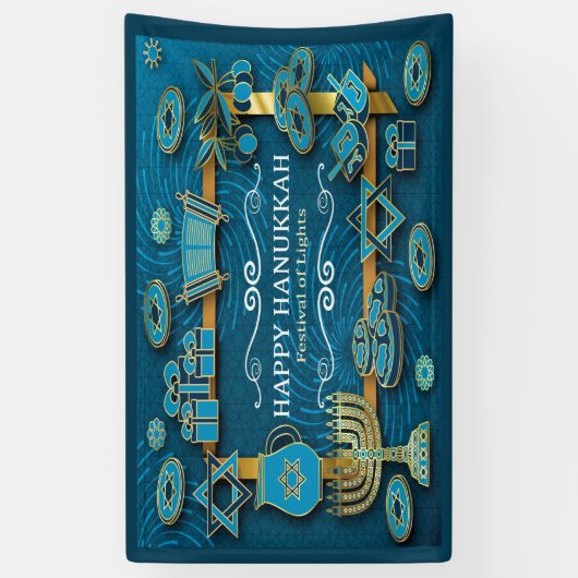 Hanukkah Spandoek (Verticaal)