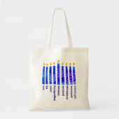 HANUKKAH Spiritueel Fruit Christelijk Tote Bag (Voorkant)