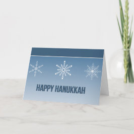 Hanukkah Star Flakes Feestdagen Kaart