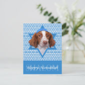 Hanukkah Star of David - Brittany - Charlie Feestdagenkaart (Staand voorkant)