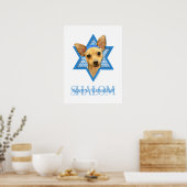 Hanukkah Star van David - Chihuahua Poster (Keuken)