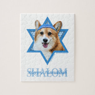 Hanukkah Star van David - Corgi - Owen Legpuzzel
