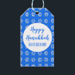 Hanukkah Star van David CUSTOM Holiday Cadeaulabel<br><div class="desc">Ik hoop dat je van dit vakantiemodel houdt. Voeg je eigen tekst toe aan de voor- of achterkant. Bekijk mijn winkel voor meer overeenkomende objecten zoals stickers,  mokken,  kaarten,  pakpapier en andere vakantiepatronen. Bedankt om met mij te winkelen,  als je iets wilt,  laat het me dan weten!</div>