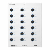 Hanukkah Star van David - Dachshund - Winston Etiket (Full Sheet)