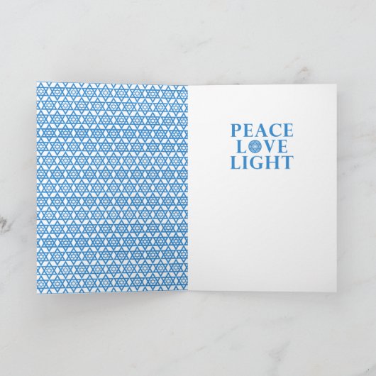 Hanukkah Star van David - Engelstalig Spaniel Feestdagen Kaart (Binnen)