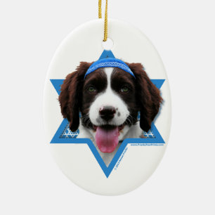 Hanukkah Star van David - English Springer Spaniel Keramisch Ornament