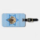 Hanukkah Star van David - GoldenDoodle Bagagelabel (Voorkant horizontaal)