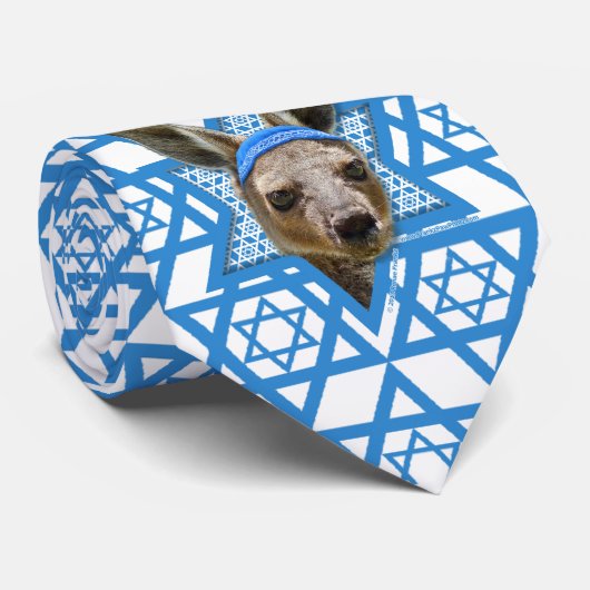 Hanukkah Star van David - Kangaroo Stropdas (Opgerold)