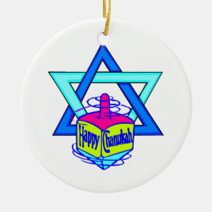 Hanukkah Star van David Keramisch Ornament
