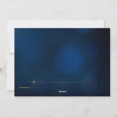 Hanukkah Star van David Moving Holiday Card Feestdagenkaart (Achterkant)